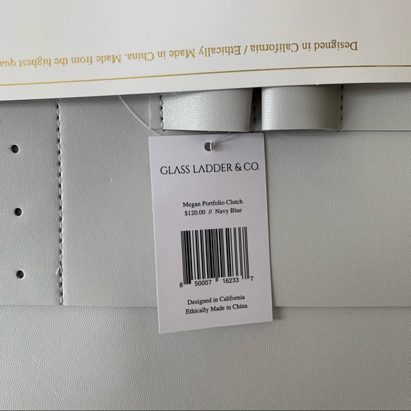 Glass Ladder & Co Megan Portfolio Clutch NWT - Picture 6 of 9